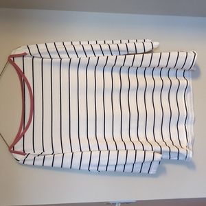 LL Bean striped pima cotton top